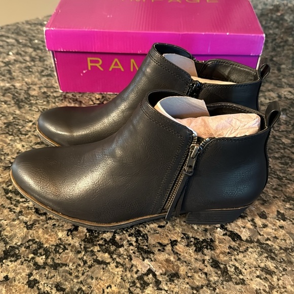 Rampage black brush bootie NIB 8.5M - Picture 4 of 9